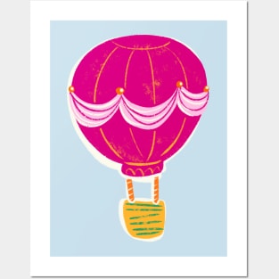 Hot Air Balloon Posters and Art